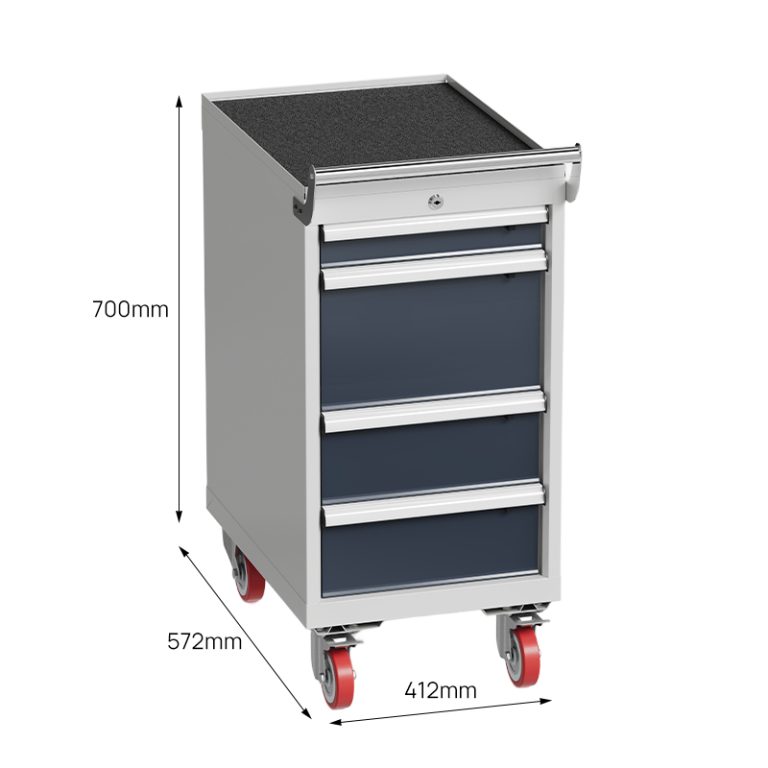 4-drawer tool cart heavy duty