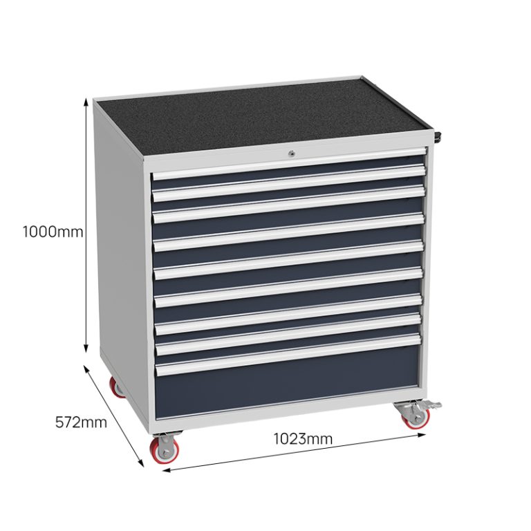 9-drawer-heavy duty rolling tool chest