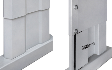 I-beam table legs