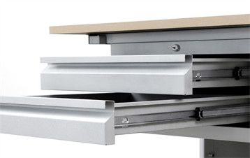 Refined three-section guide rail