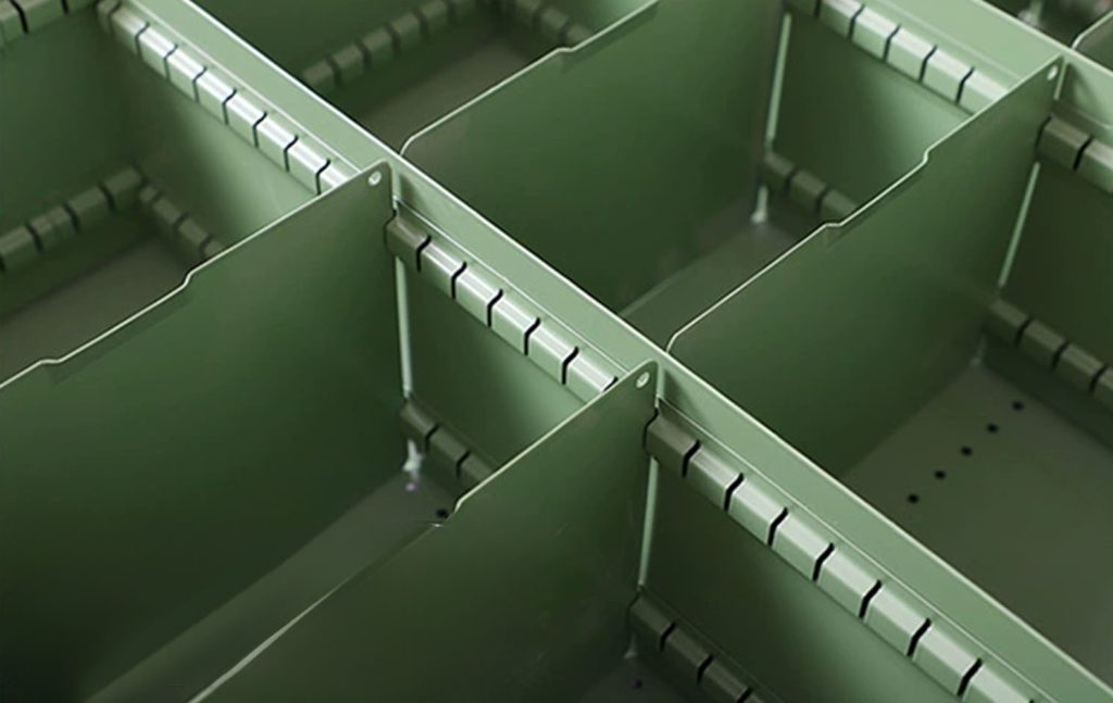 RockShell Drawer Dividers (MACHINE GREEN)