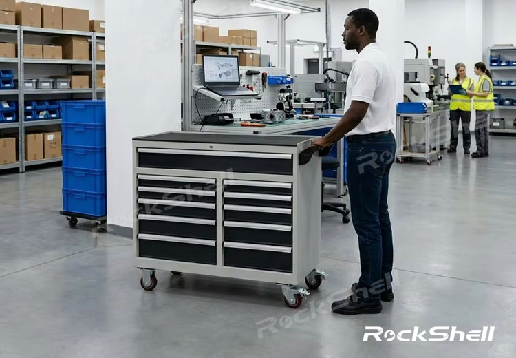 Swedish Heavy-Duty Workshop Tool Cart